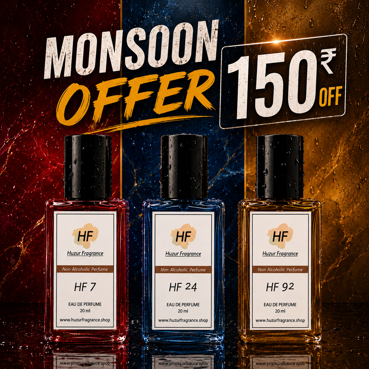 Value Pack of 3 Premium Perfumes