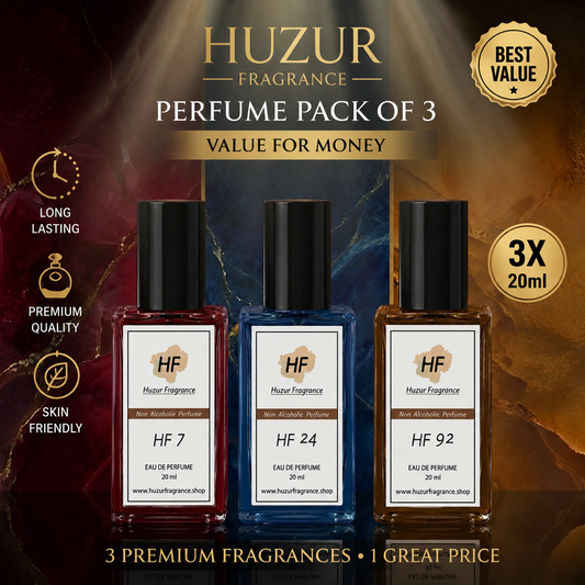 Value Pack of 3 Premium Perfumes