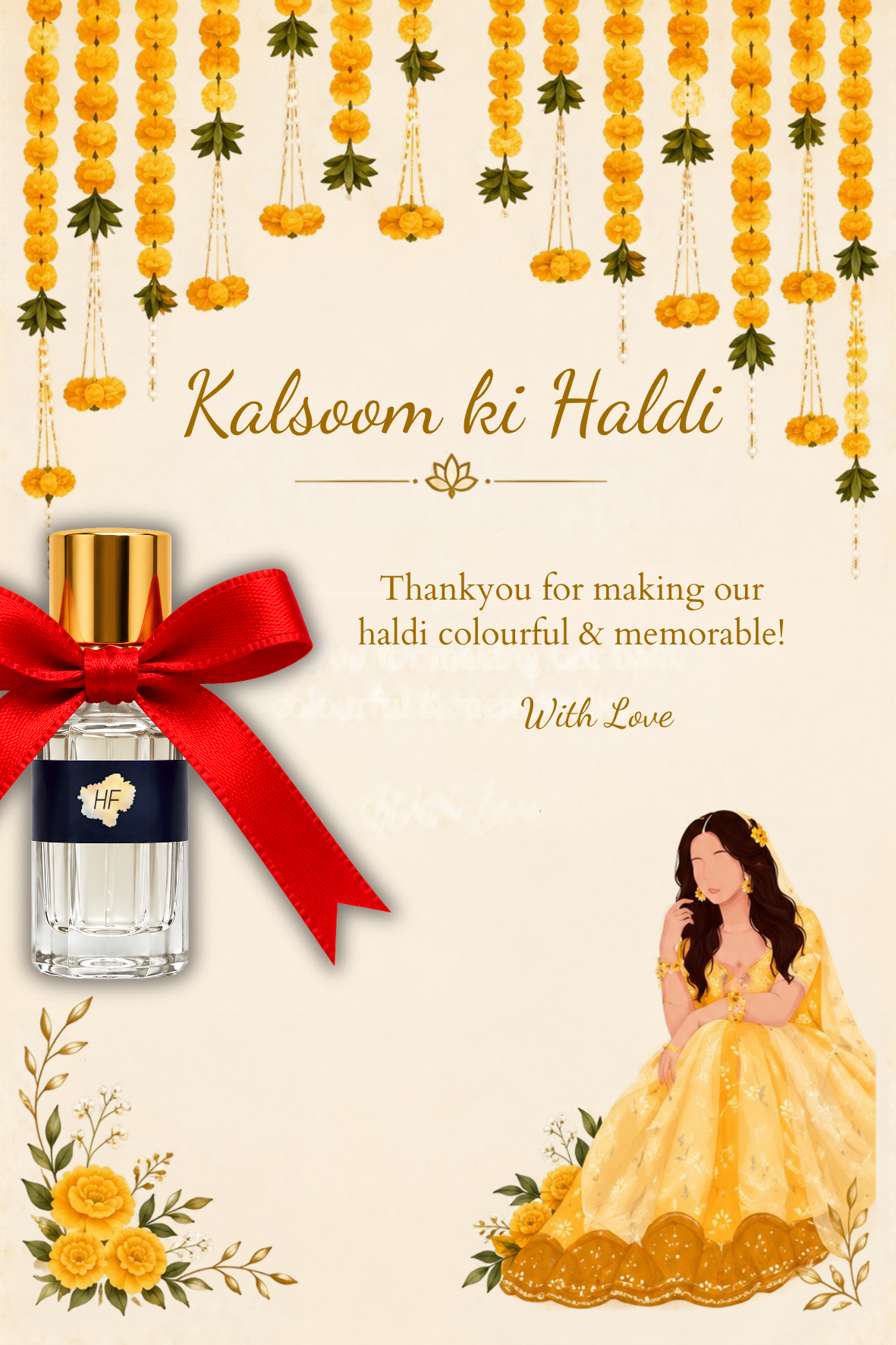 HF Attar Haldi Cards