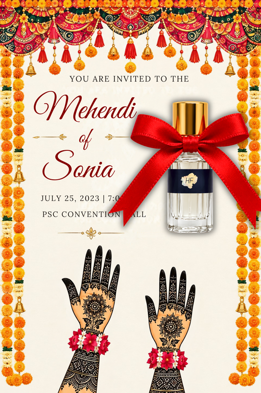 HF Attar Mehndi Cards